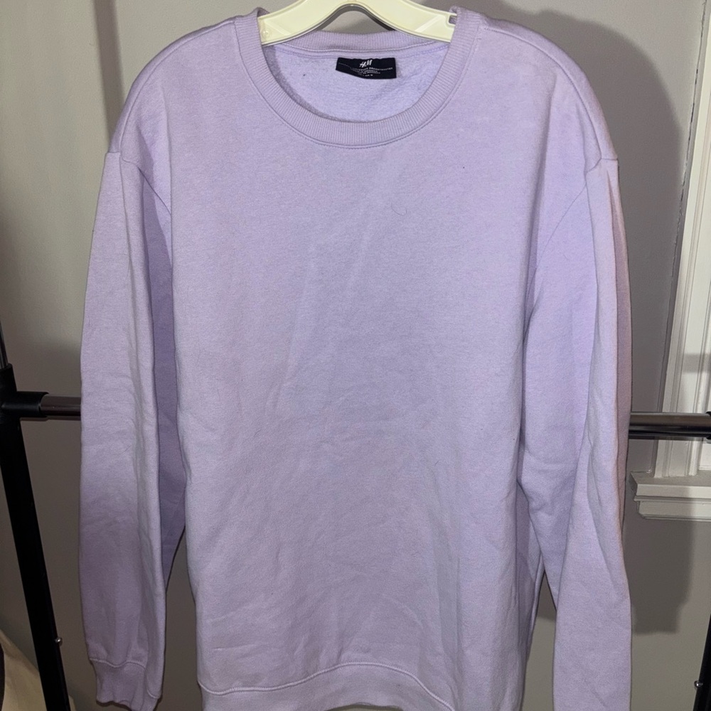 H&M Light Purple Crewneck Top
